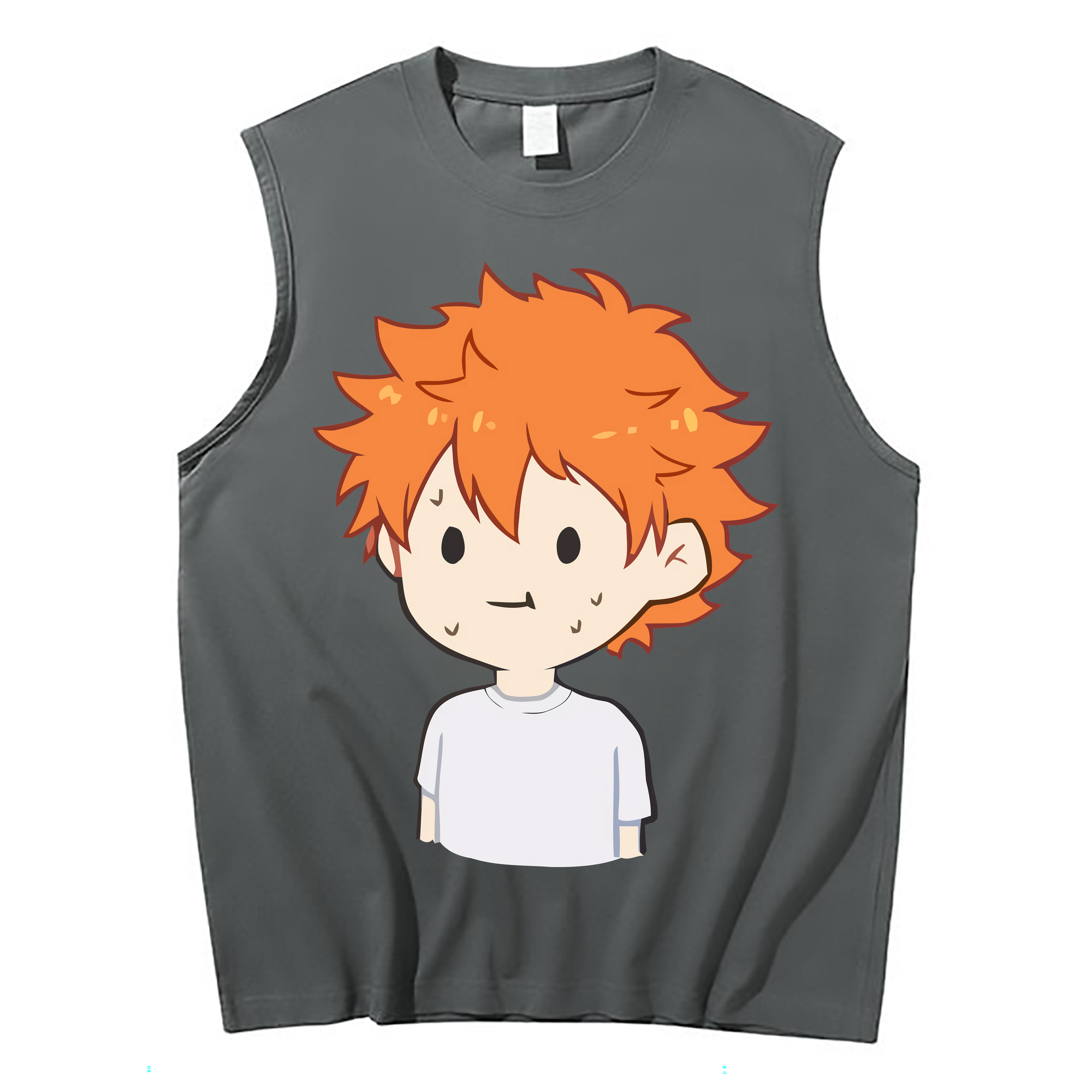 （画像用） ハイキュー!! Haikyu!! コットン100％タンクトップ（フロントプリント）